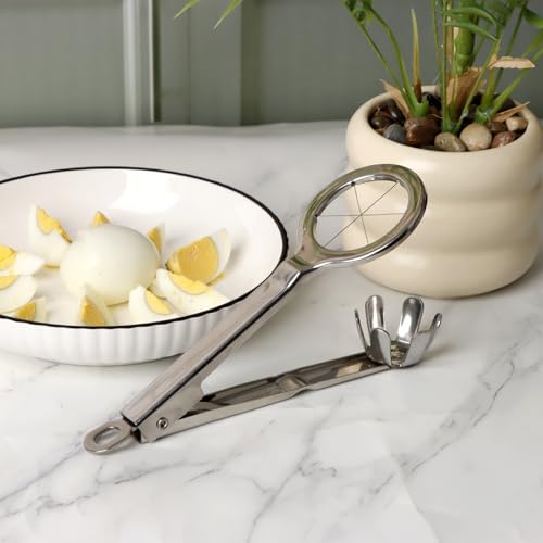 Best Utensils Stainless Steel Egg Slicer Wedger Cutter