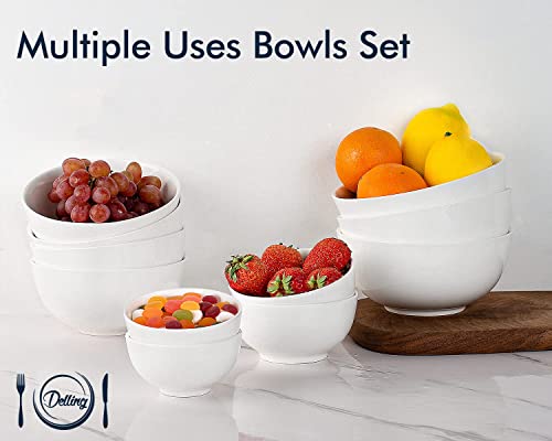 22 Oz Ceramic Cereal Bowls Set of 6 (6 Count)