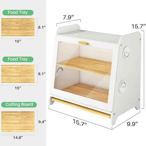Airtight Bread Box for Kitchen Countertop