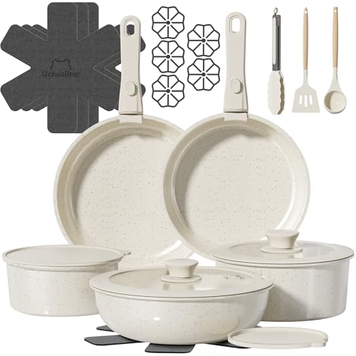 23 Pcs Pots and Pans Set Non Stick
