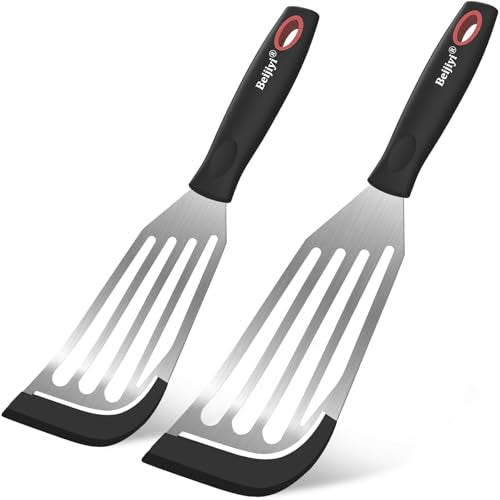 2 Piece Silicone Fish Spatula for Nonstick Cookware (2 Count)