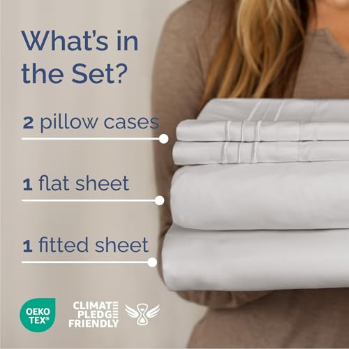 Cal King Size 4 Piece Sheet Set
