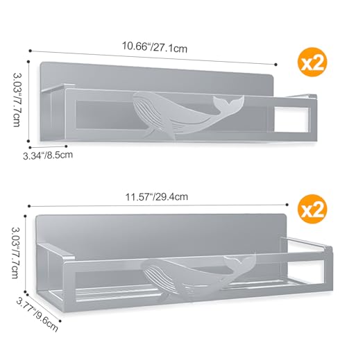 Magnetic Spice Rack for Refrigerator (4 Count)