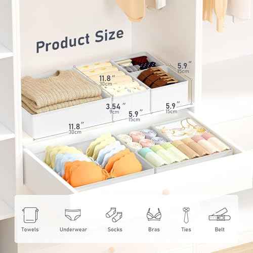 Drawer Organizer Clothes Storage (26 Count)