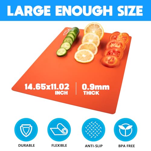 5 Pieces Flexible Cutting Boards (5 Count)