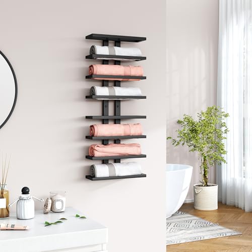 8 Tier Wall Mount Wine Rack (8 Count)