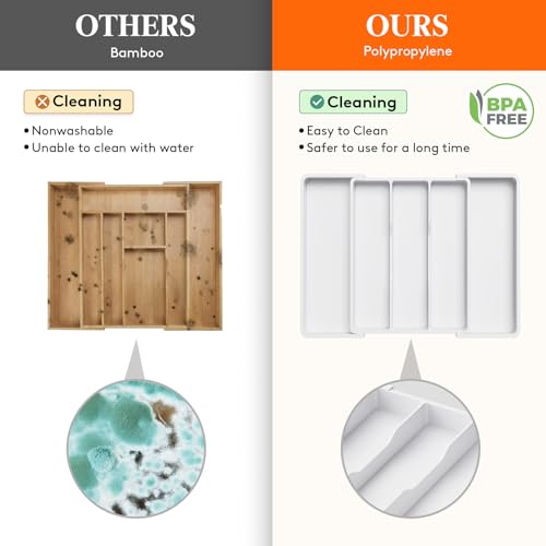 Utensil Organizer for Kitchen Drawers