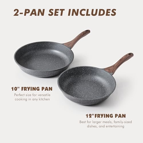 Swiss Granite Coating Nonstick Frying Pans (2 Count)