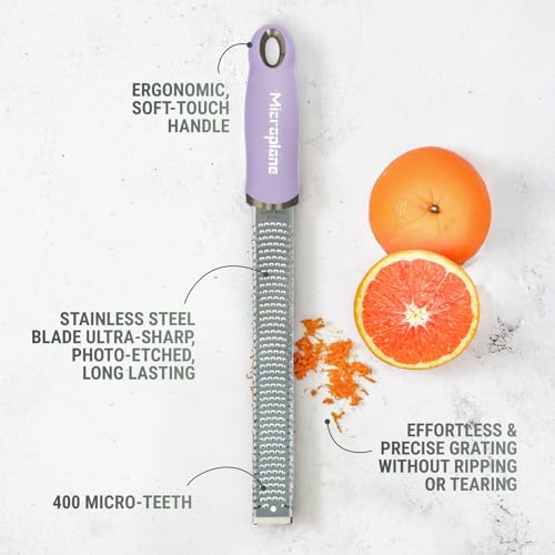 Premium Classic Zester Grater in Lavendar Bloom