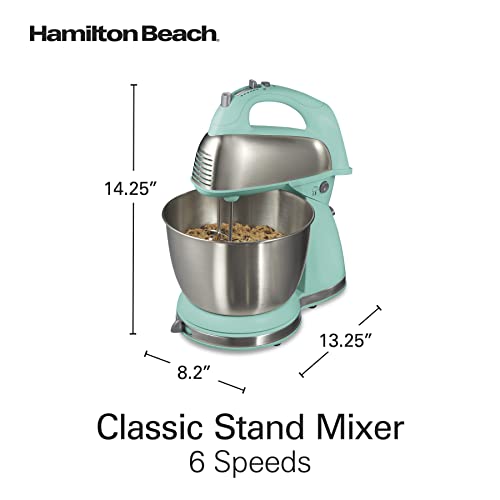 Classic Electric 4 Qt Stand Mixer & Hand Mixer With 6 Speeds