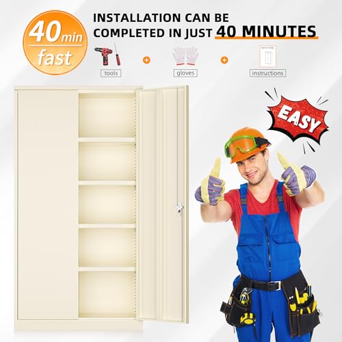 Metal Garage Storage Cabinet