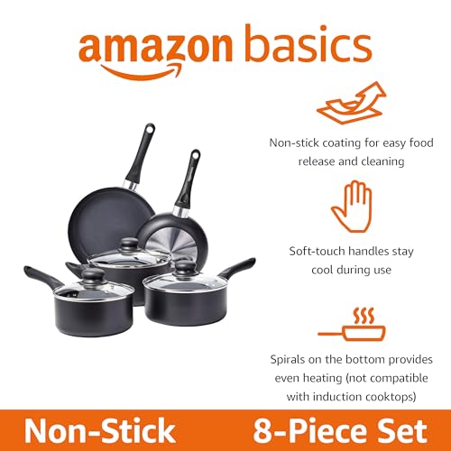 Non Stick Kitchen Cookware 8 (8 Count)