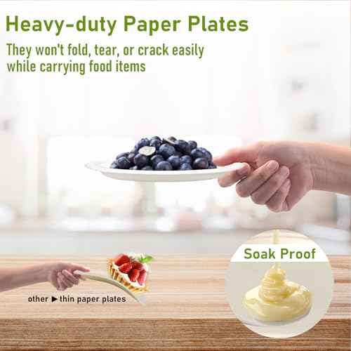 Small Paper Plates 7 inch (500 Count)