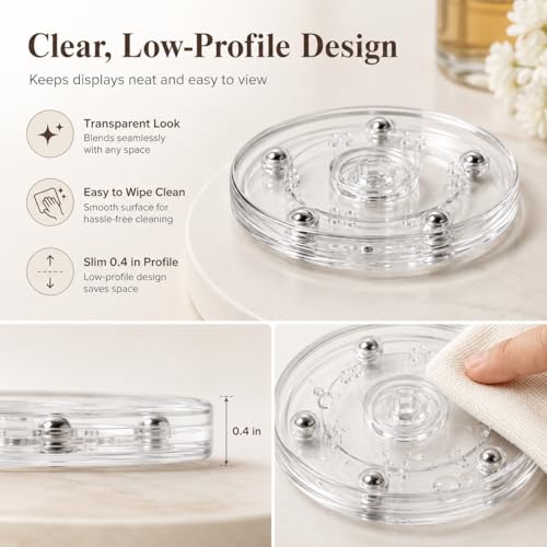 6 Pack 4 inch Small Lazy Susan (6 Count)