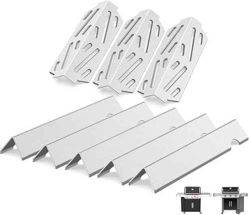 Grill Flavorizer Bars and Heat Deflector for Weber Genesis II 300