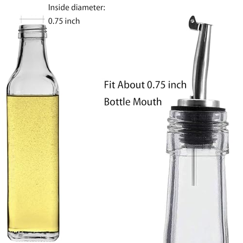 2 Pcs Oil Spout Liquor Bottle Pourer Spouts (2 Count)