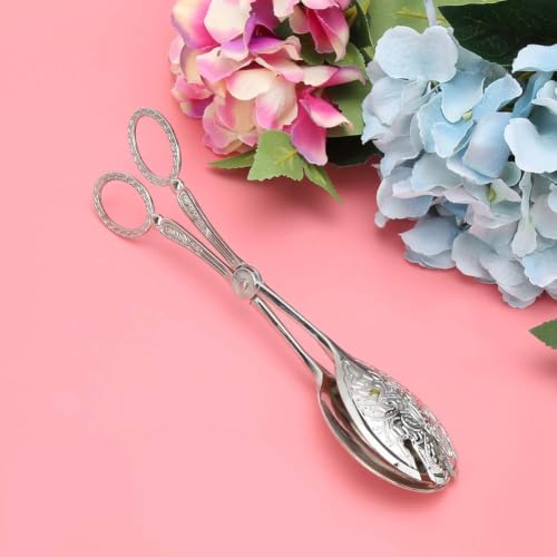 Buffet Tongs Zinc Alloy Salad Tong Kitchen Tong Serving Non