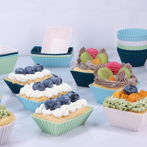 24Pack Silicone Muffin Cups (24 Count)