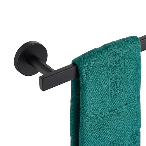 20 Inch Bathroom Towel Bars Bath Towel Racks Kitchen Towel Holder Towel Shelf Wall Mounted SUS304 Stainless Steel Matte Black AN4001MB