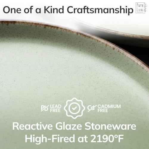 24 Piece Stoneware Dinnerware Set for 6 (24 Count)