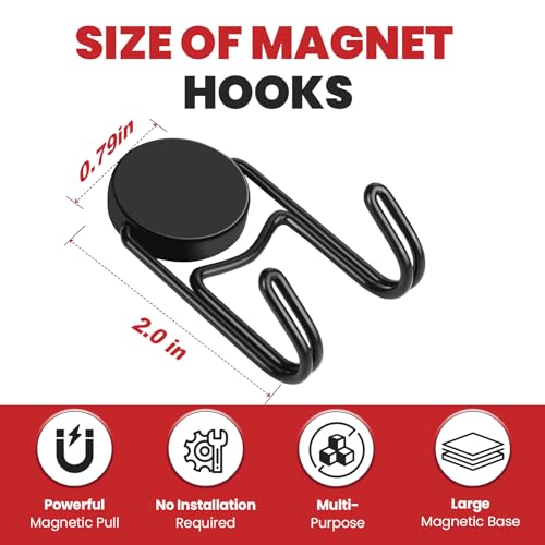 Magnetic Hooks for Cruise Cabins 30Lbs+ Heavy Duty Magnet Hook