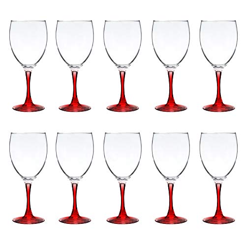 Nuance Wine Glasses by ARC 10.5 oz. Set of 10 (10 Count)
