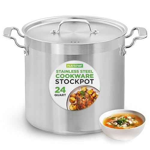 Stainless Steel Stock Pot with Lid