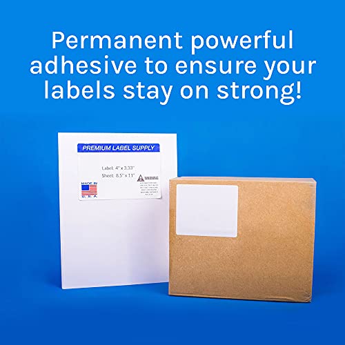 White Sticker FBA Labels (600 Count)