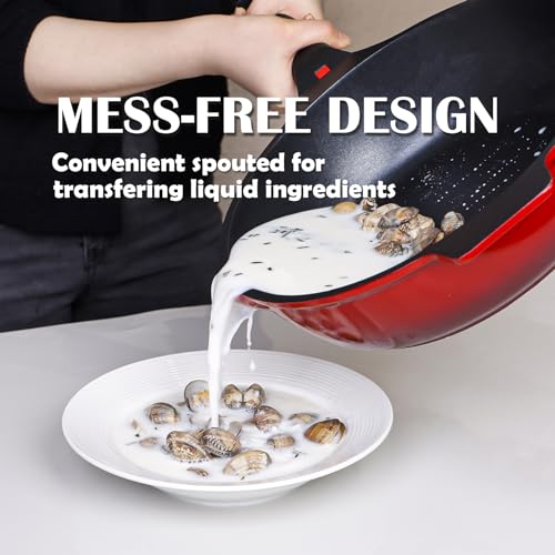Nonstick Deep Frying Pan Skillet with Silicone Lid Spatula