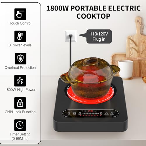 Single Burner Electric Cooktop
