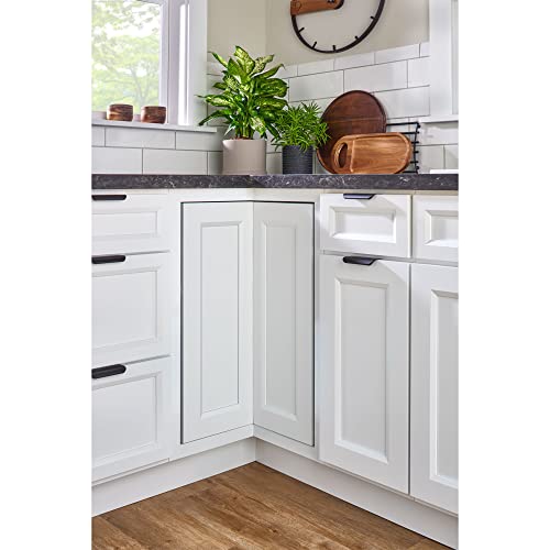 2 Tier Pie Cut Plastic Lazy Susan for Corner Base Cabinets