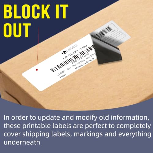L LIKED 4"x1" Thermal Labels (16800 Count)