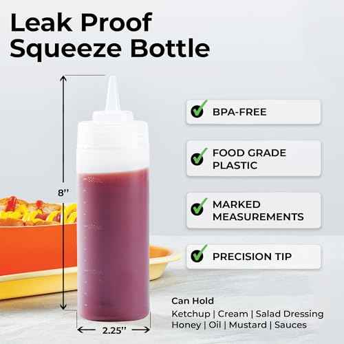12 Ounce Squeeze Bottles (6 Count)