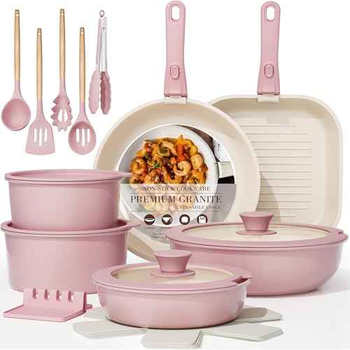 23 Pcs Pots and Pans Set Non Stick
