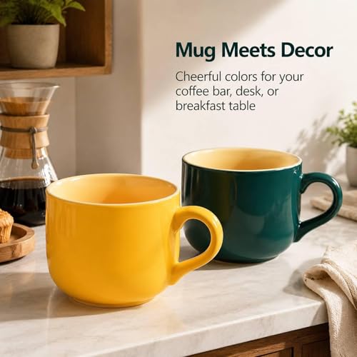 20 oz Ceramic Mug Set of 2 (2 Count)