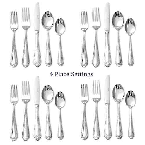 18 10 Silverware Set for 4 (79.99 Count)