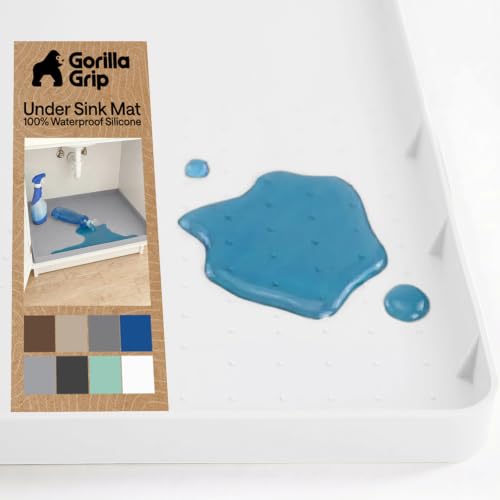 Waterproof Silicone Under Sink Mat (418 sq inches)