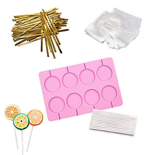8 Capacity Large Silicone Lollipop Molds