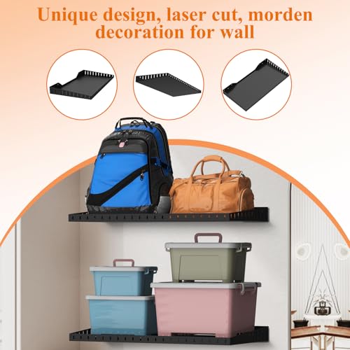 12 x 24 Inch Garage Wall Shelves (2 Count)