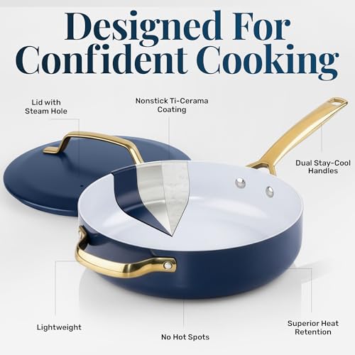 4 Qt Deep Saute Pan with Lid