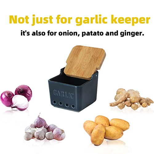 Garlic Keeper with Lid