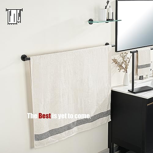 Bath Towel Bar Black