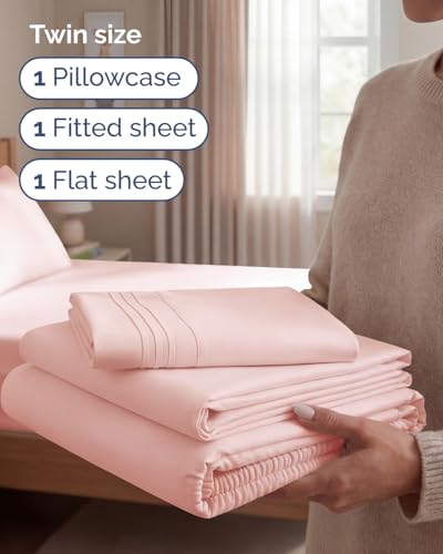 Twin Size 3 Piece Sheet Set (3 Count)