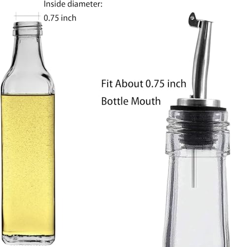 20 Pcs Oil Spout Liquor Bottle Pourer Spouts for About 3 (20 Count)