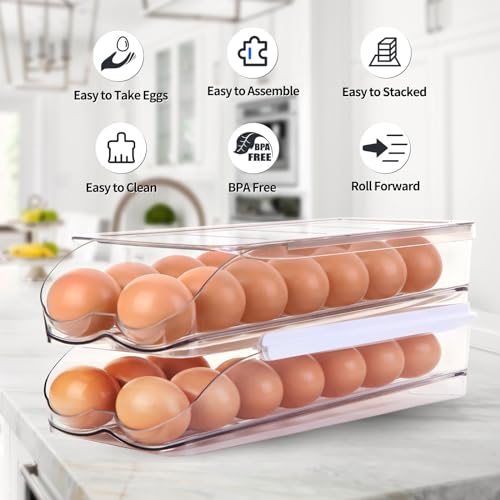 Egg Holder for Fridge (42 Count)