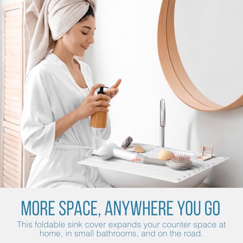 Bathroom Sink Cover & Silicone Makeup Mat