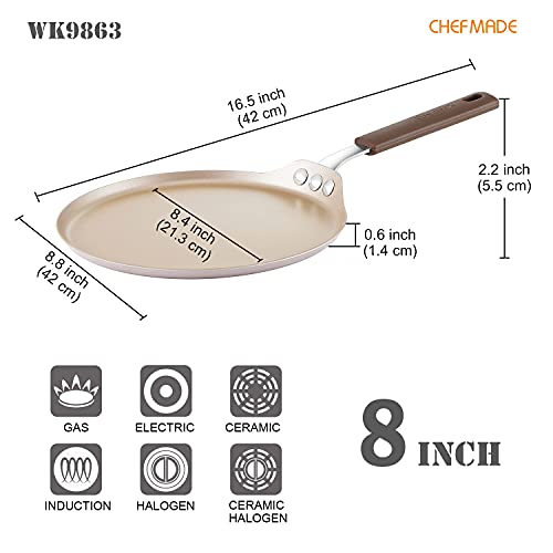 Crepe Pan with Bamboo Spreader