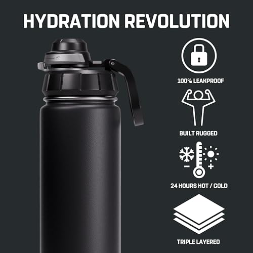 Vessence 24 Oz Stainless Steel Tea Infuser Bottle for Loose Leaf Tea