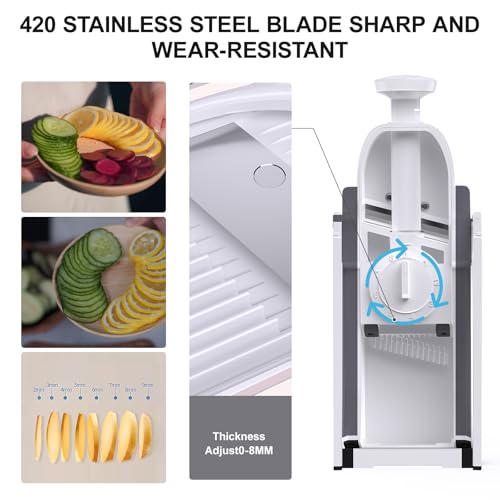 Safe Mandoline Slicer for Kitchen