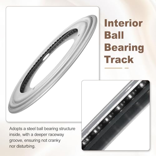3Pcs 8 Inch Rotating Bearing Plate (3 Count)